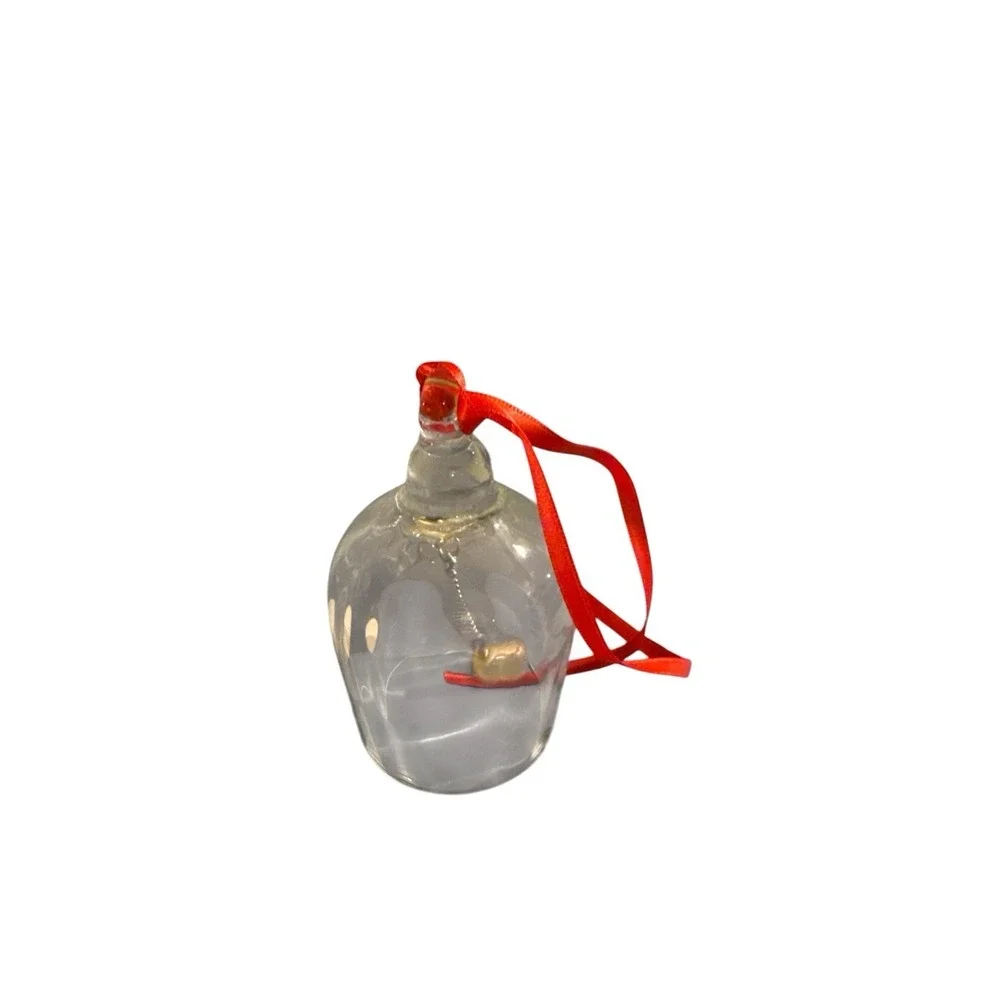 ROSENTHAL Fine Crystal Glass Bell Ornament w/ Box